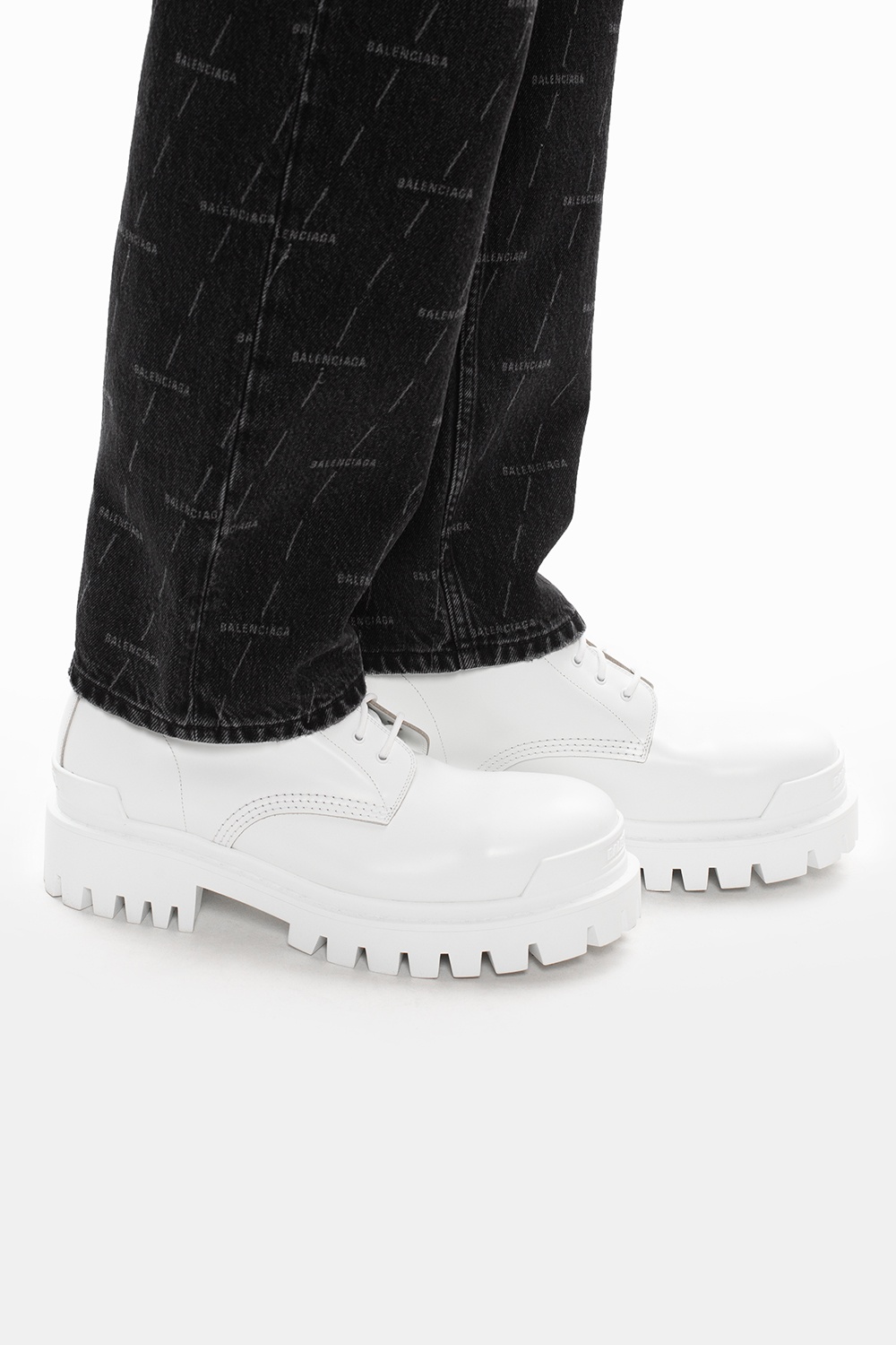 Balenciaga ‘Strike’ leather boots